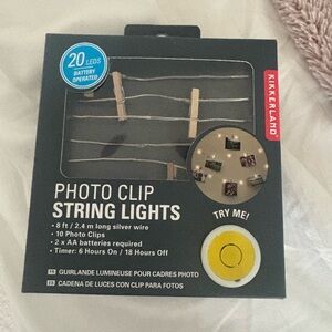 Photo clip string lights